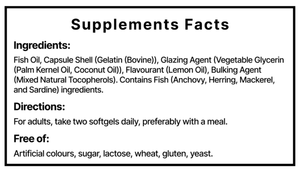 Food Supplement Nature's Bounty Omega 3 60 Units (Pack of 2) - Image 2